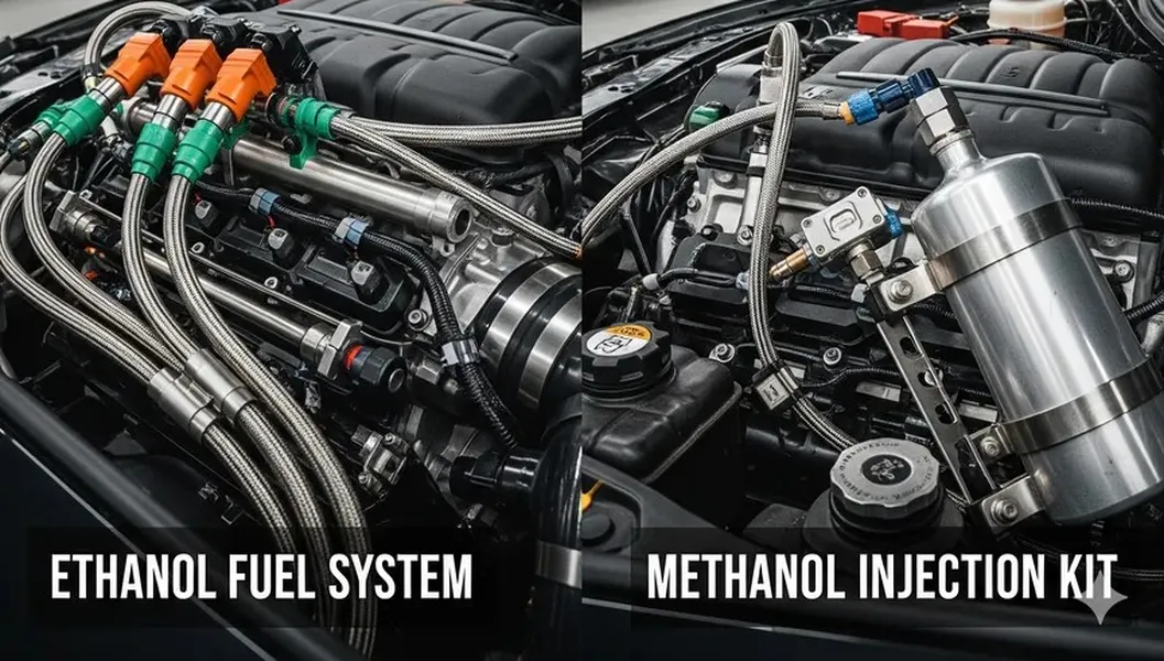 Ethanol Fuel vs. Methanol Injection - Mega 3 Performance