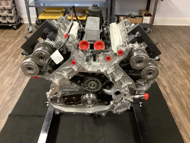 McLaren M840T long block assembly