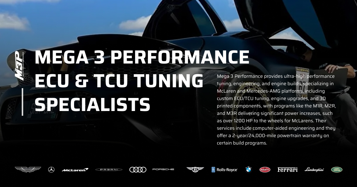 McLaren Performance Packages | M1R, M2R, M3R | Up to 1800HP | Mega 3 ...