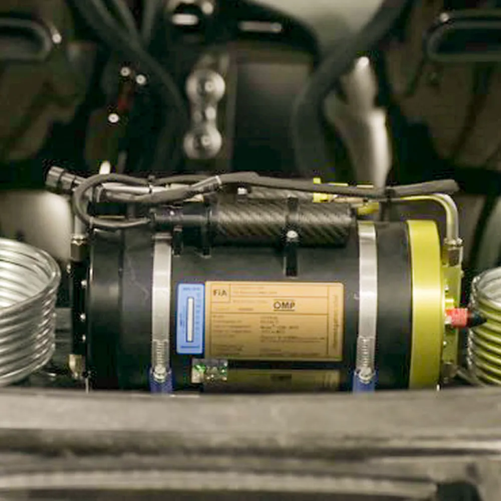 Engine and Cockpit Fire Suppression System - front view