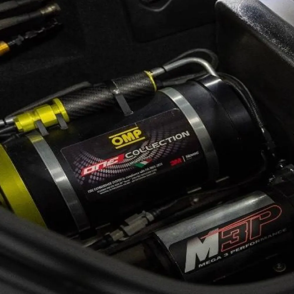 Engine and Cockpit Fire Suppression System - side view