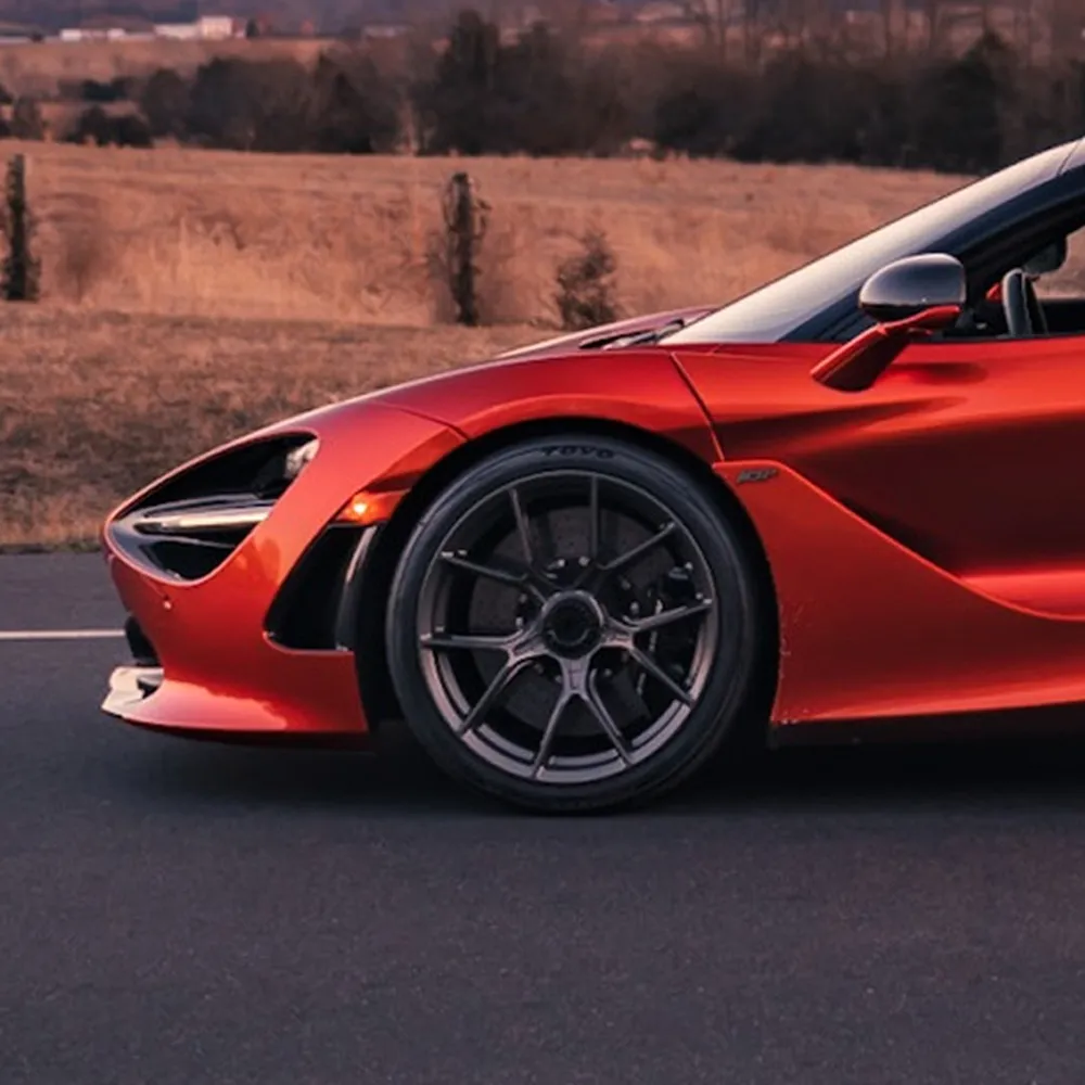 19”-21” Forged Monoblock and multi-piece wheel sets (DARK Comp Wheels) - front view